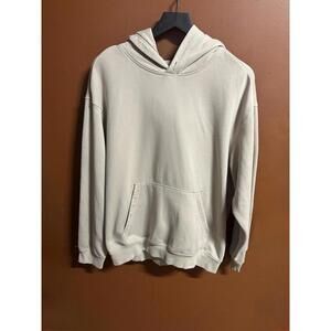 H&M Relaxed Fit Hoodie – Men’s Large – Neutral Beige